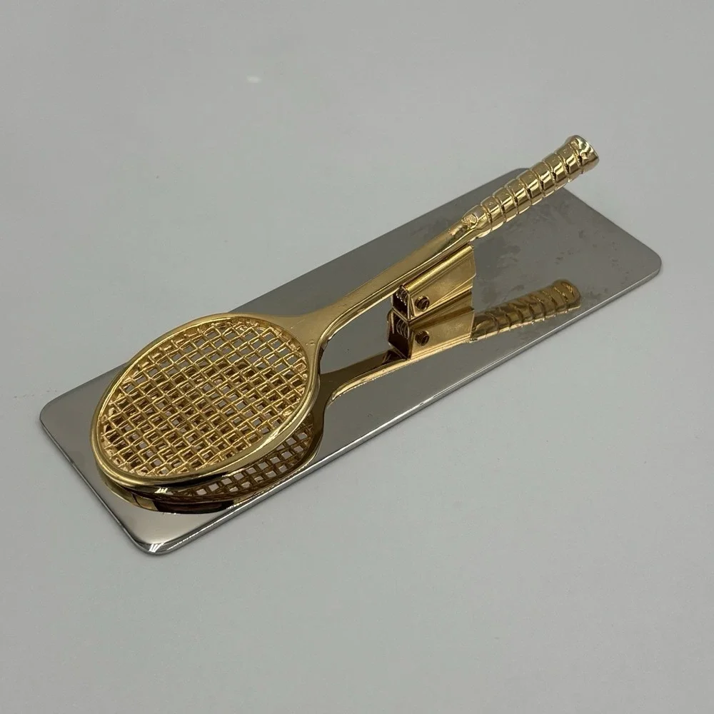 Vintage‎ Tennis Racquet Paper Clip/Paperweight